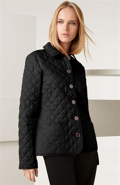 burberry brit quilted short jacket|Burberry quilted jacket nordstrom rack.